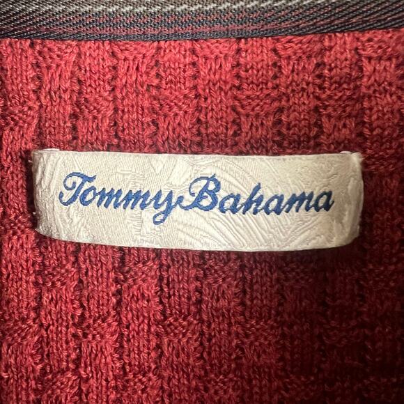 Tommy Bahama pull over sweater mens XL Henley, ribbed, Cotton/tencel-lyocell - Picture 5 of 7